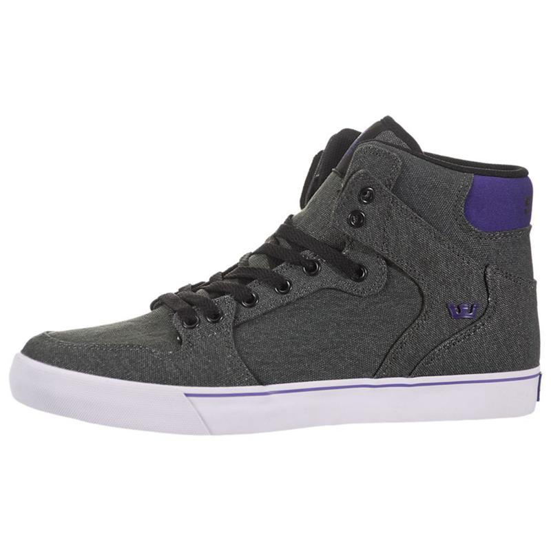 Supra VAIDER Sneaker High Damen Grau Lila Kaufen WAXNP8129